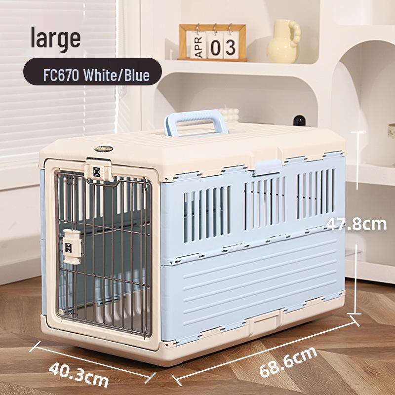 Foldable Pet Airline Carrier for Cats & Small Dogs - Alice Model