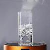 400ml Fyrkantig Transparent Glas Vattenkopp Med Lock Och Sugrör Iskaffemugg Värmebeständig Sommar Juice Dryck Mugg