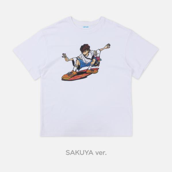 

Pre-order 2025 NCT WISH POP-UP Find Your Color T-shirt Illustration ver. SAKUYA L size