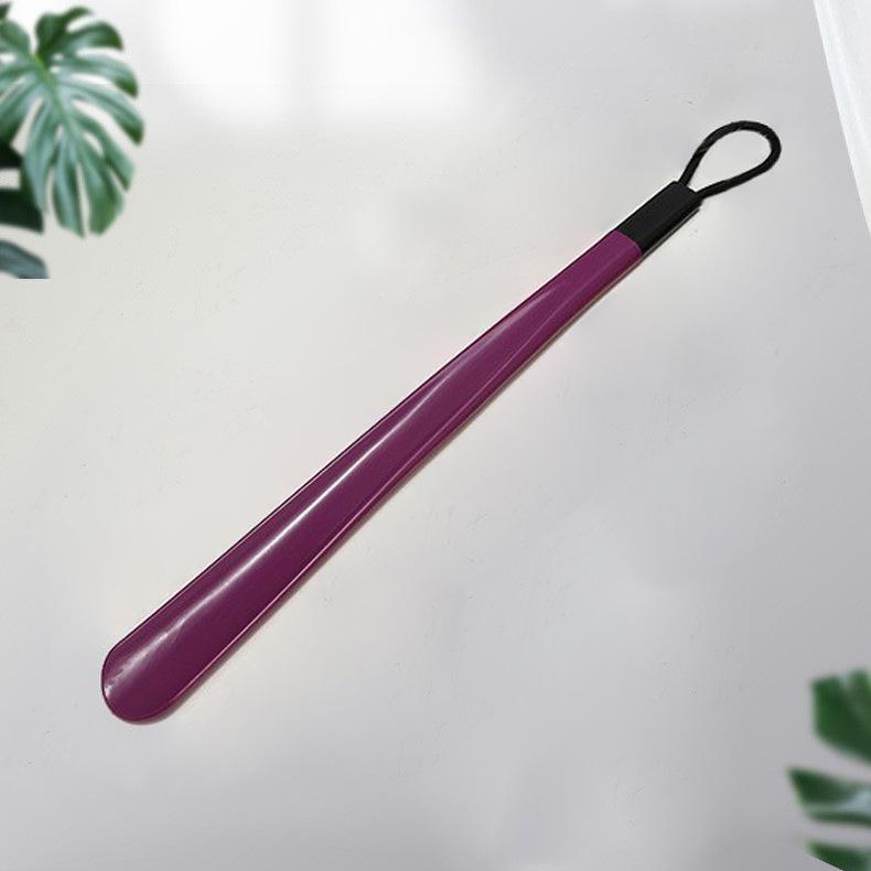Long Handle Plastic Shoehorn for Easy Shoe Wearing—Ideal for Seniors and Pregnant Women, Available in Multiple Colors
