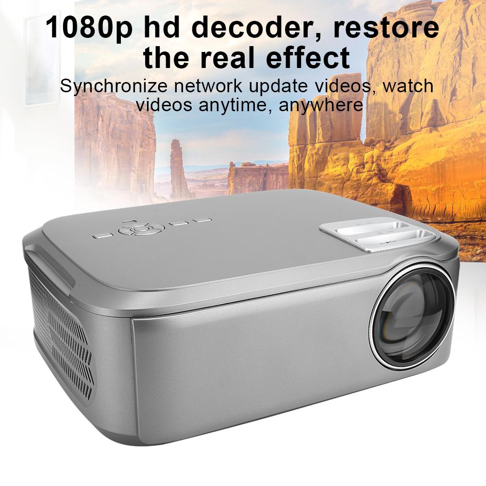 LCD 1080P HD Projector Mini Portable Home Cinema Theater Media Player