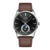 Men Luxury Leather Strap Watch Business and Leisure Large Dial Calendar Men Quartz Watch Relogio Masculino