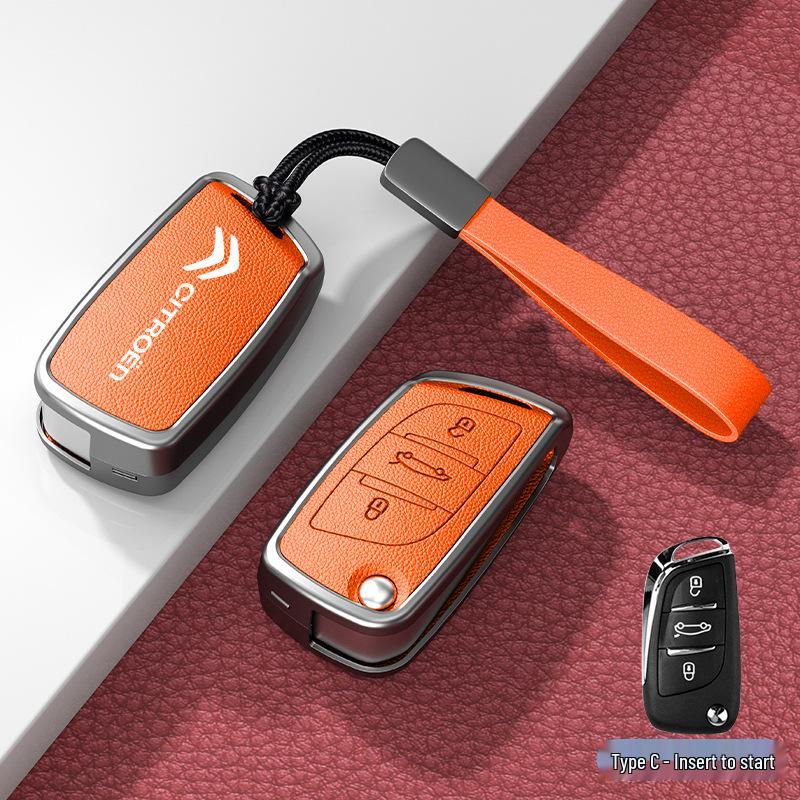 Car Key Cover & Buckle for Citroen C3XR, C4L, Tianyi, C5, C4 Sega, Elysee, C6 Models