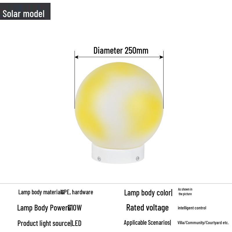 Solar Moon Light for Outdoor Courtyard Garden Landscaping