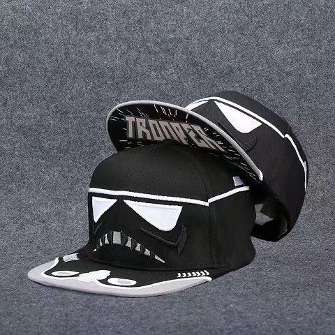 Hip Hop Hat Men's Flat Rim Hat Youth Couple Street Dance Baseball Cap Student Cap Women's Sun Protection Hat