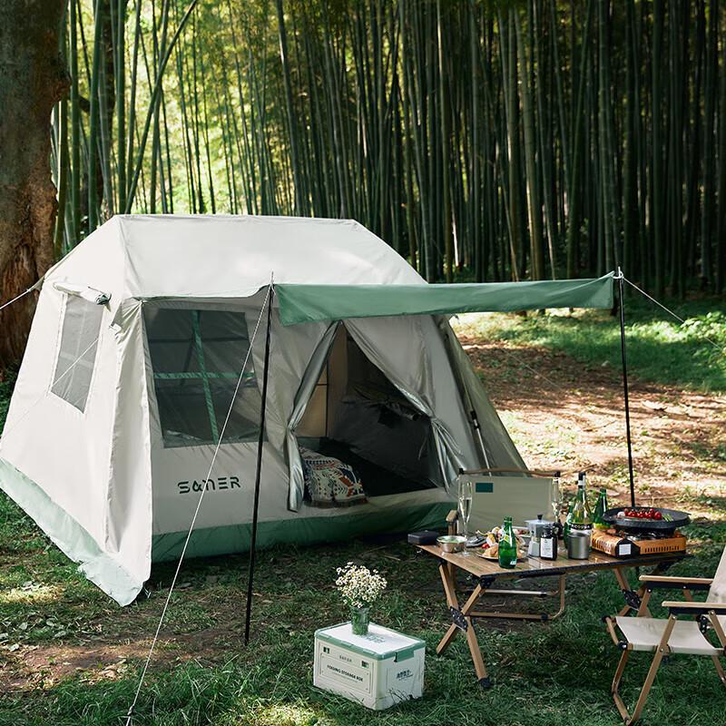 Saner SRZP-0003 Automatic Outdoor Ridge Tent, 6-8 Person