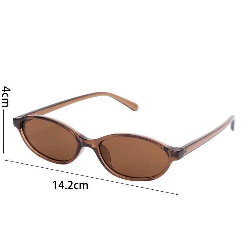 

New Women s Leopard Brown Sunglasses Fashion Brand Small Frame Sun Glasses Ladies Retro Oval Eyewear Shade