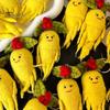 Wool Felt Keychain Ginseng Handmade Fruit Bag Charm with Health Blessing Leaves Soft Fluffy Pendant for Wallet Backpack Handbag Automobile Accessory