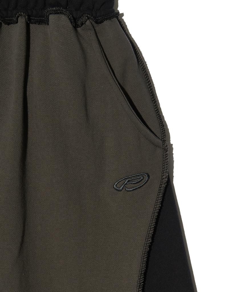 PEACE MAKER Ex Raw Maxi Skirt (Charcoal)
