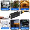RJ45 Female To Female Straight Connector with Recognized Spring Locking System Network Straight Couplers for Cable Extensions