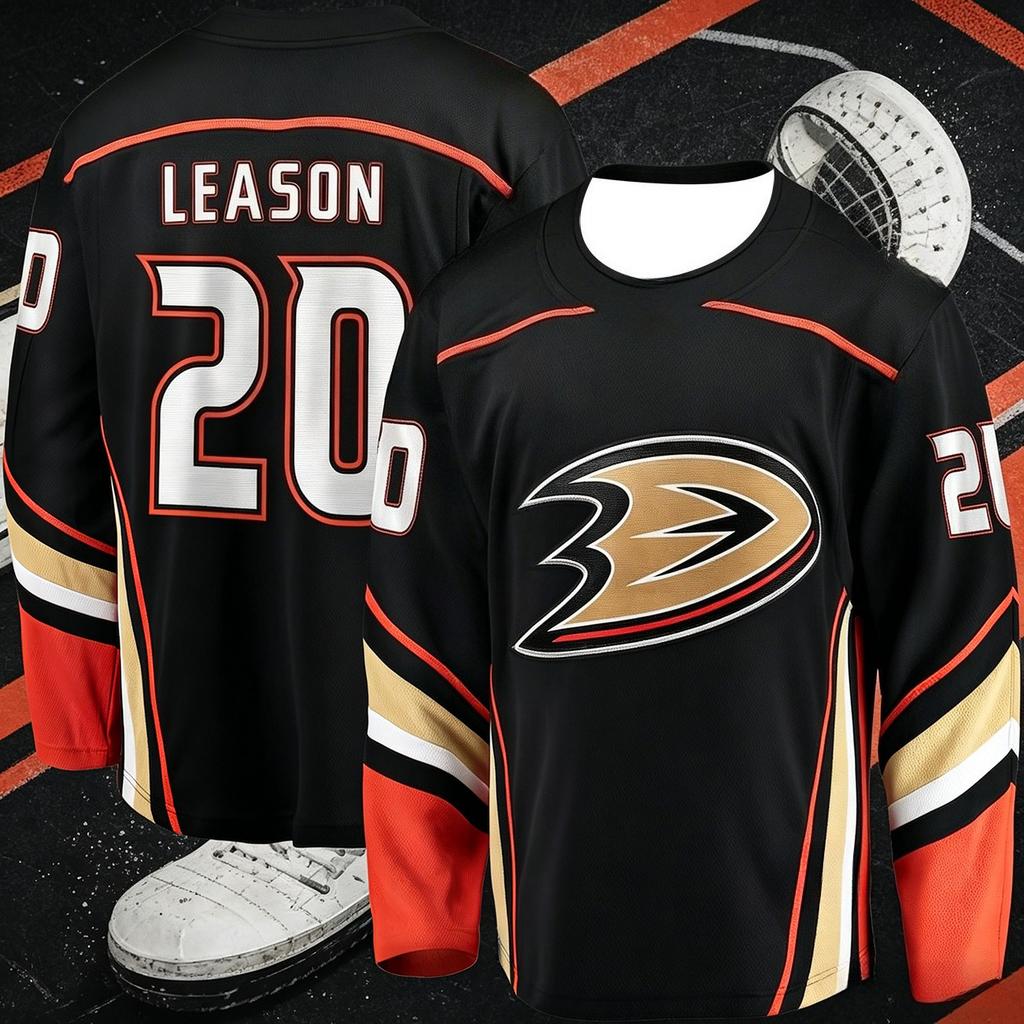 2026 Hit Men's Ice Hockey Training Shirt with Duck Pattern 3D Print, Breathable and Moisture-wicking Long-sleeved T-shirt Kids