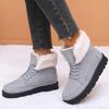 Women's Boots Low Heels Winter Boots With Fur Snow Boots Ankle Botas Mujer  New Winter Footwear Comfortable Fur Shoes Woman