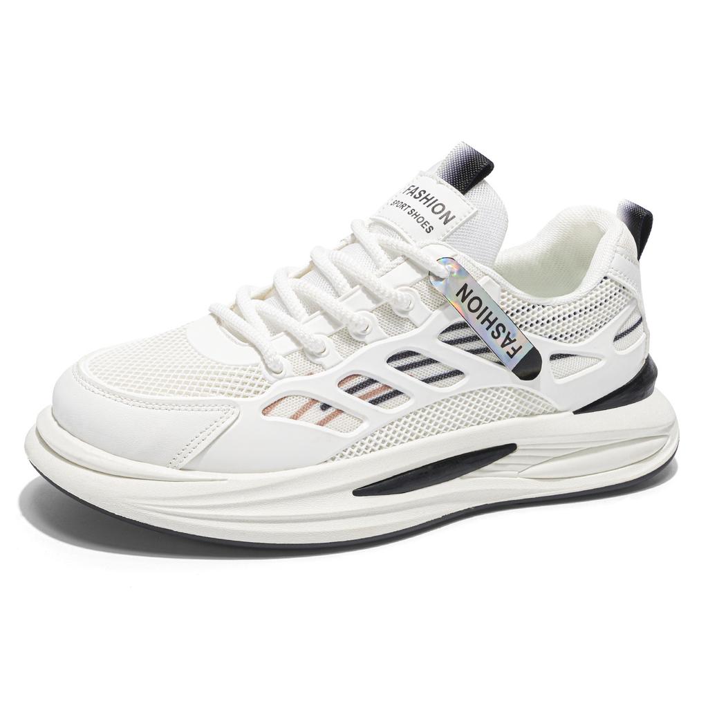 Summer men's shoes new breathable mesh shoes men's trendy versatile platform sneakers casual board shoes dad shoes
