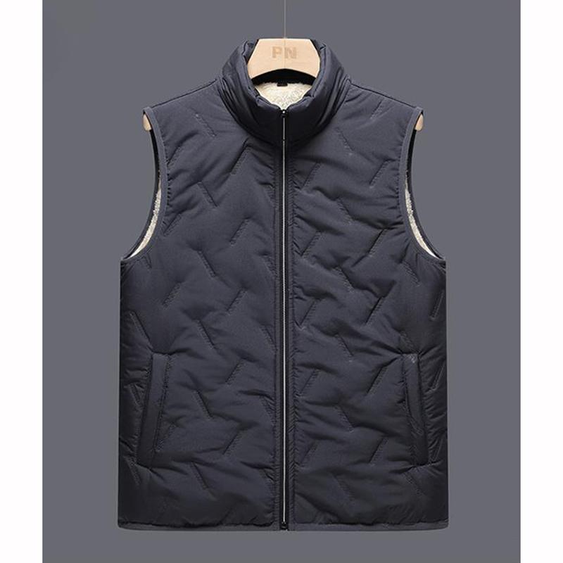 Autumn Winter Windproof Outdoor Vest Men Sleeveless Casual Coats Camping Hiking Warm Fleece Thick Waistcoat