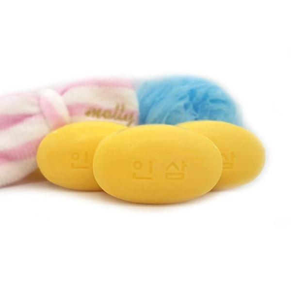 [OFK056P5] Economical Ginseng Soap 120g Individual Face Wash (12112175)
