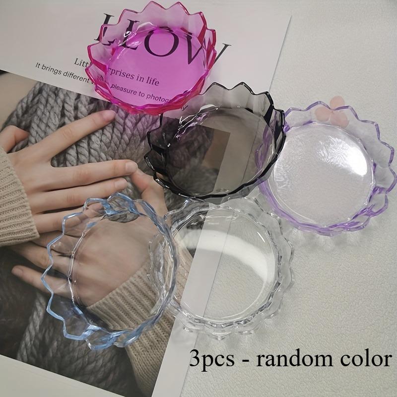 

3pcs, Multi Purpose Color Palette, Rhinestone Sequin Nail Art Brush Holder - for Nail Art and Oil Painting Art Color Enthusiasts