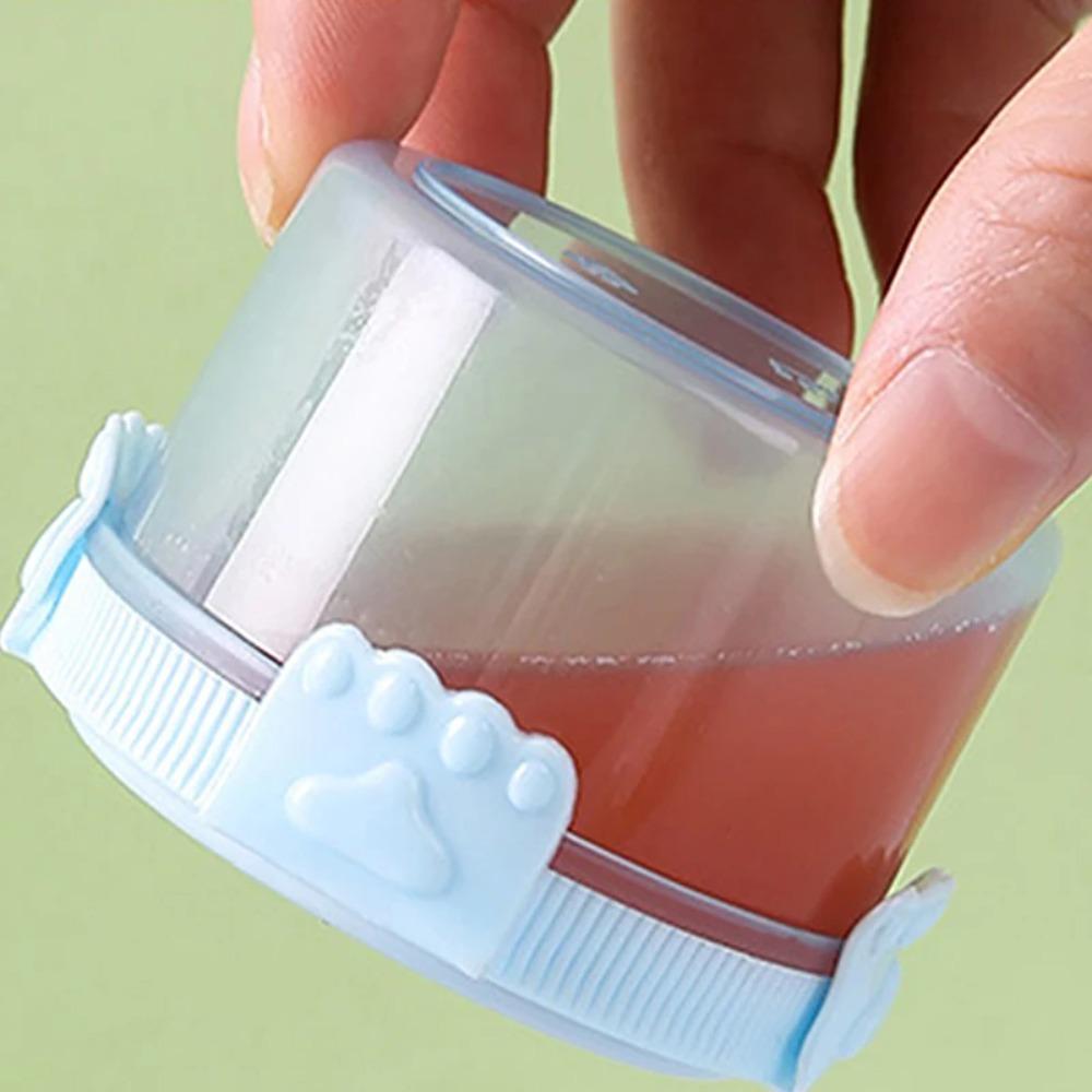 Round/square Sauce Container Plastic Crisper Box Portable Sauce Box  Mayonnaise