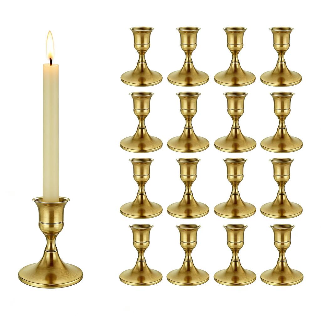 Europäischer minimalistischer Kerzenständer als Ornament für Candlelight-Dinner & Hochzeitsdeko