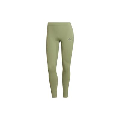 adidas Solid Logo Compression Leggings Women Leggings Green HD7056