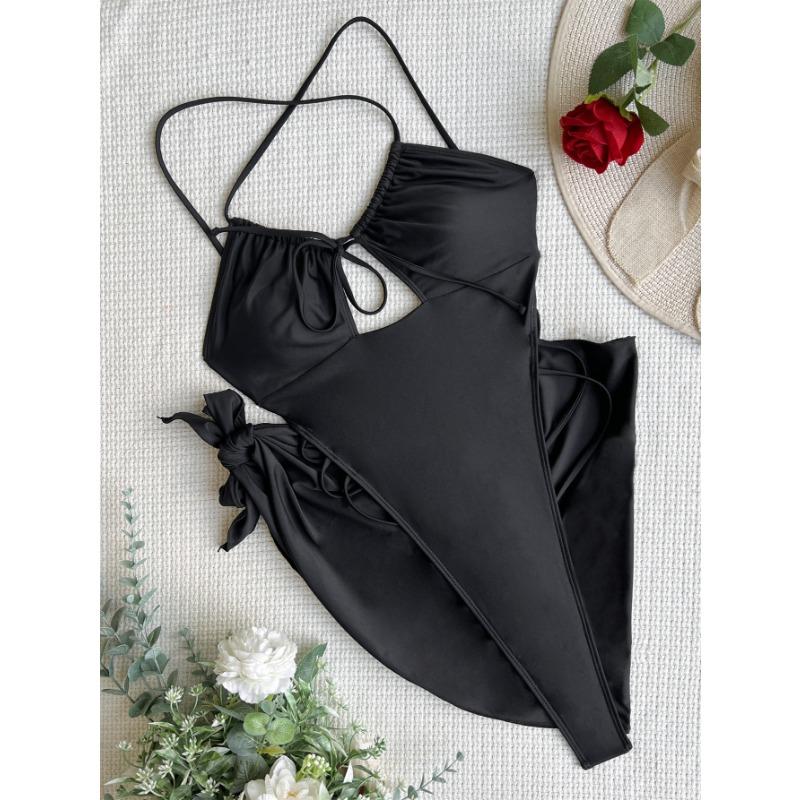 Women Sexy Two Piece Solid Bikini Swimsuit Swimming Bathing Wear
