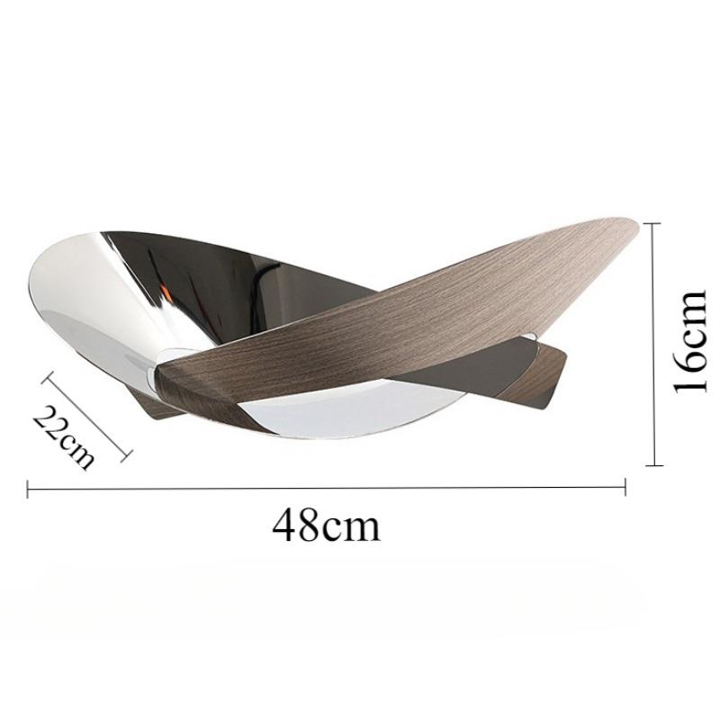 Irregular Winding Fruit Tray Stainless Steel Fruits Trays Elegant Aesthetic Luxury Tray Decorative Modern Trays Table Decoration