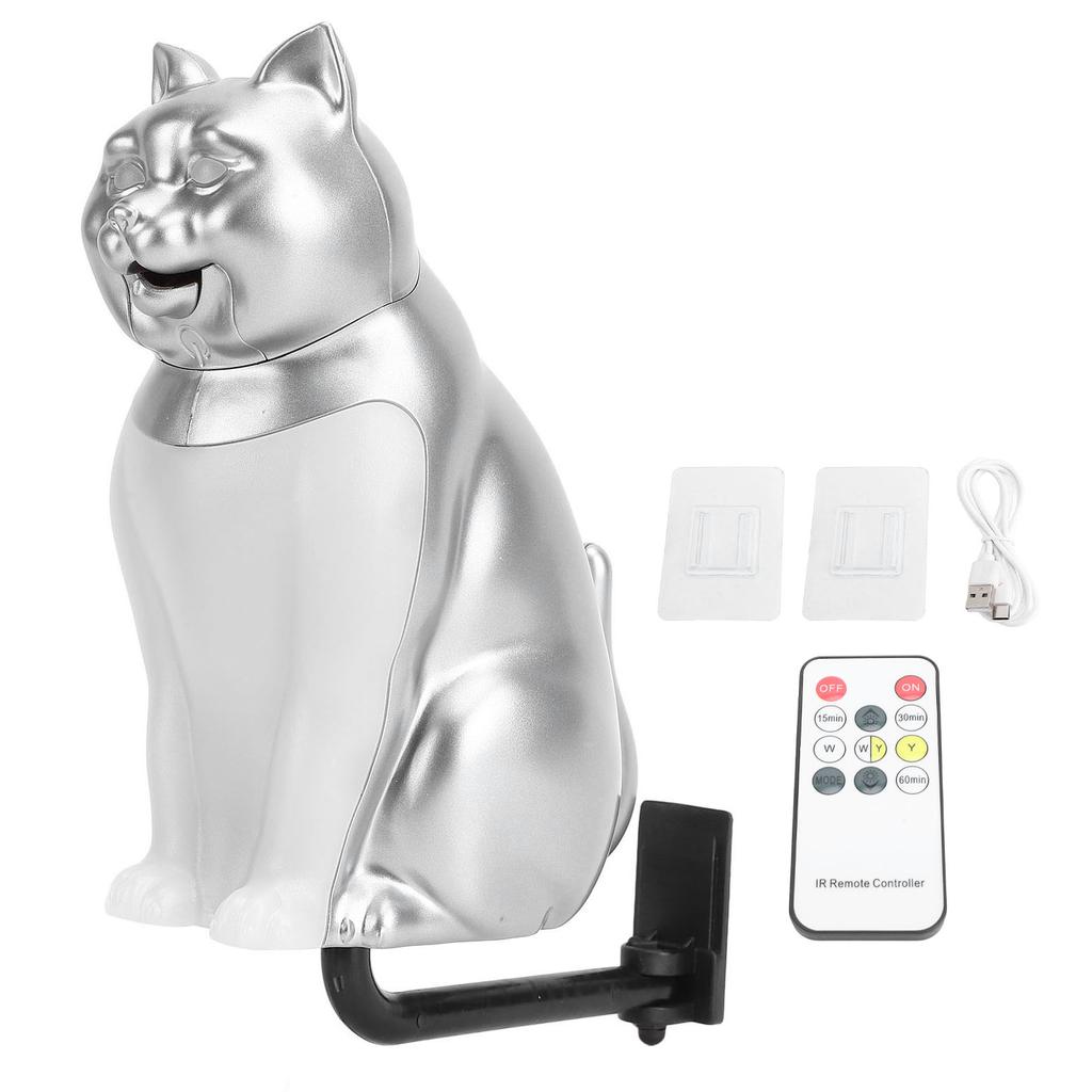 LED Cat Night Light 3 Color Temperatures Stepless Dimmable Touch Control Rechargeable Decorative