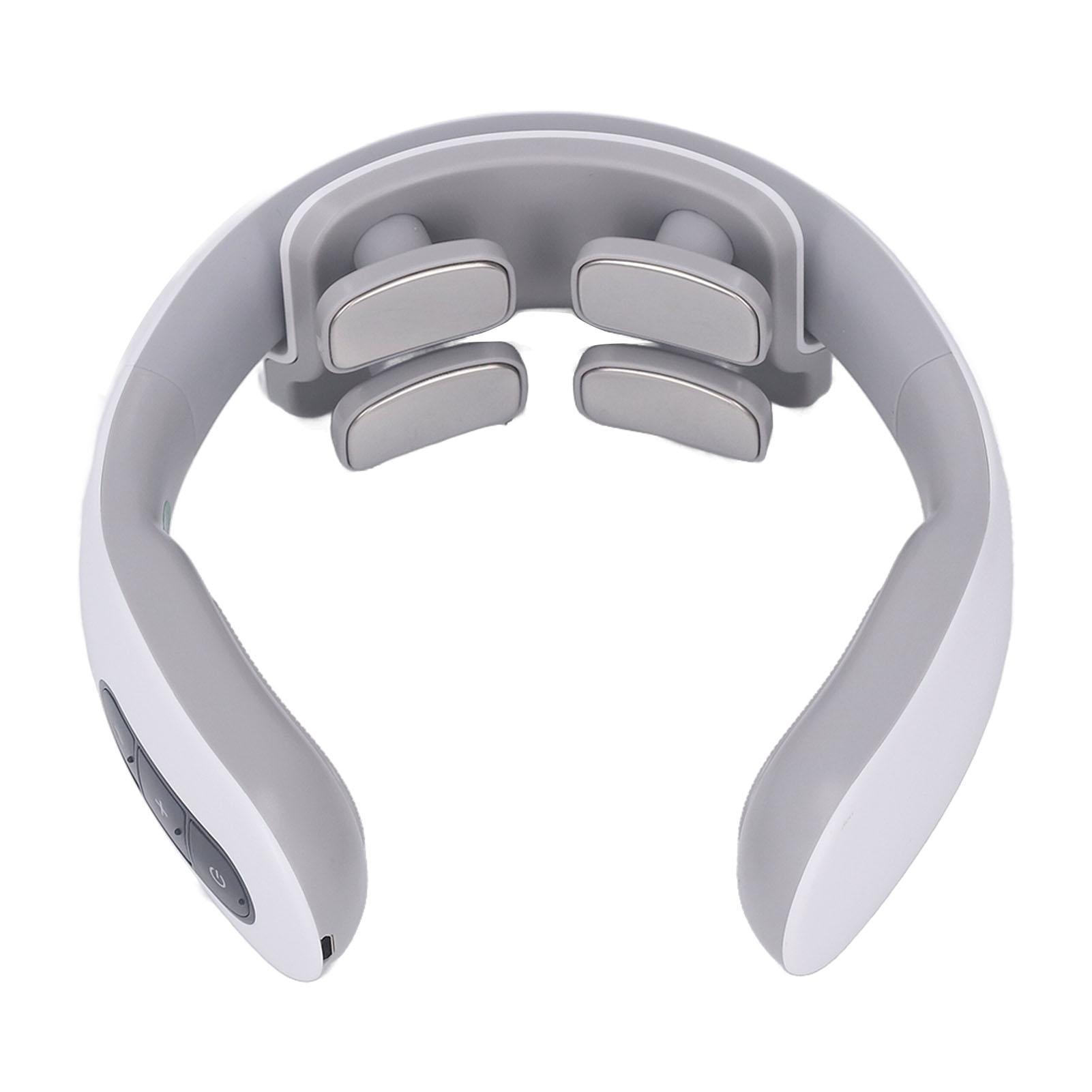 

Электрический импульсный массажер для шеи Регулируемый Многофункциональный Портативный 4 головки Разминающий Импульсный Плечевой