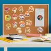 200 Cartoon Watercolor Mushroom Graffiti Stickers Suitcase Guitar Without Glue Waterproof Stickers