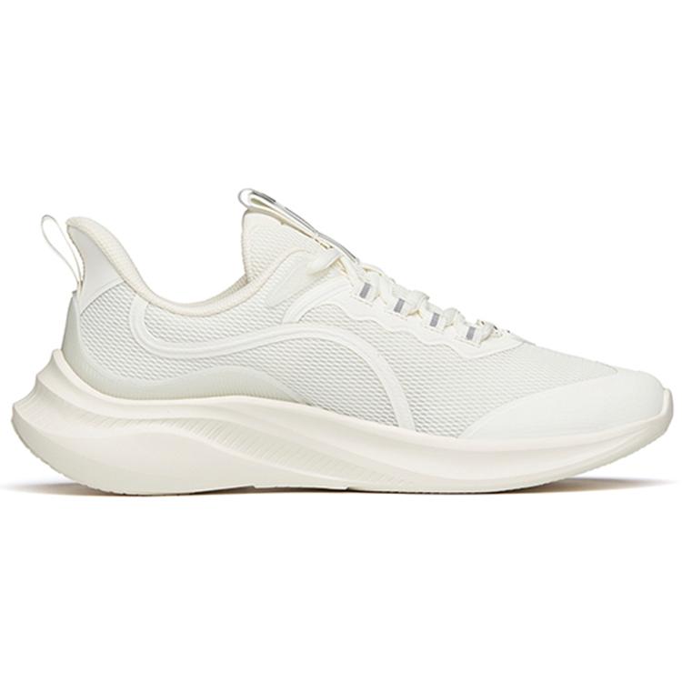 Anta Feihong Comfortable Slip Resistant, Abrasion Resistant, Breathable Low top Running Shoes Men's White Black 912135541-1