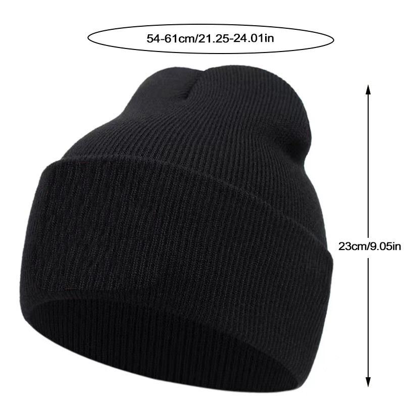 Peterbilt Embroidered Knitted Hat Winter Warm Men'S And Women'S Wool Hat Autumn And Winter Cold Hat
