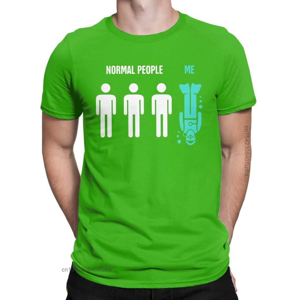 People Me Scuba Diving Dive T-Shirt Men Leisure Pure Cotton Tees Harajuku Oversized T Shirt Birthday Camisa Streetwear