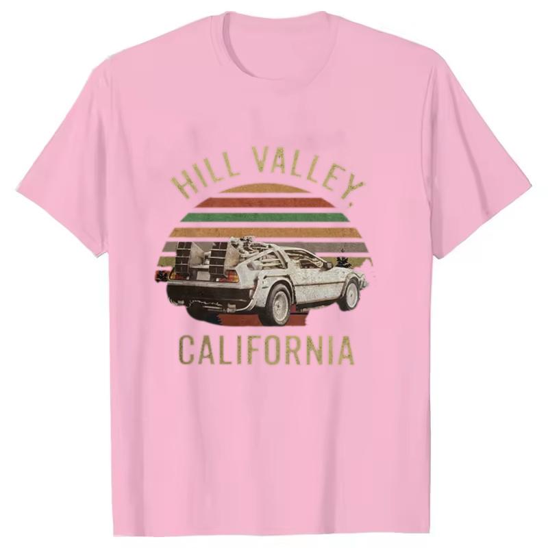 Hill Valley T-shirt, Back to The Future Shirt, Marty Mcfly, Hill Valley, Classic Men Women Tees Tops Harajuku Streetwear