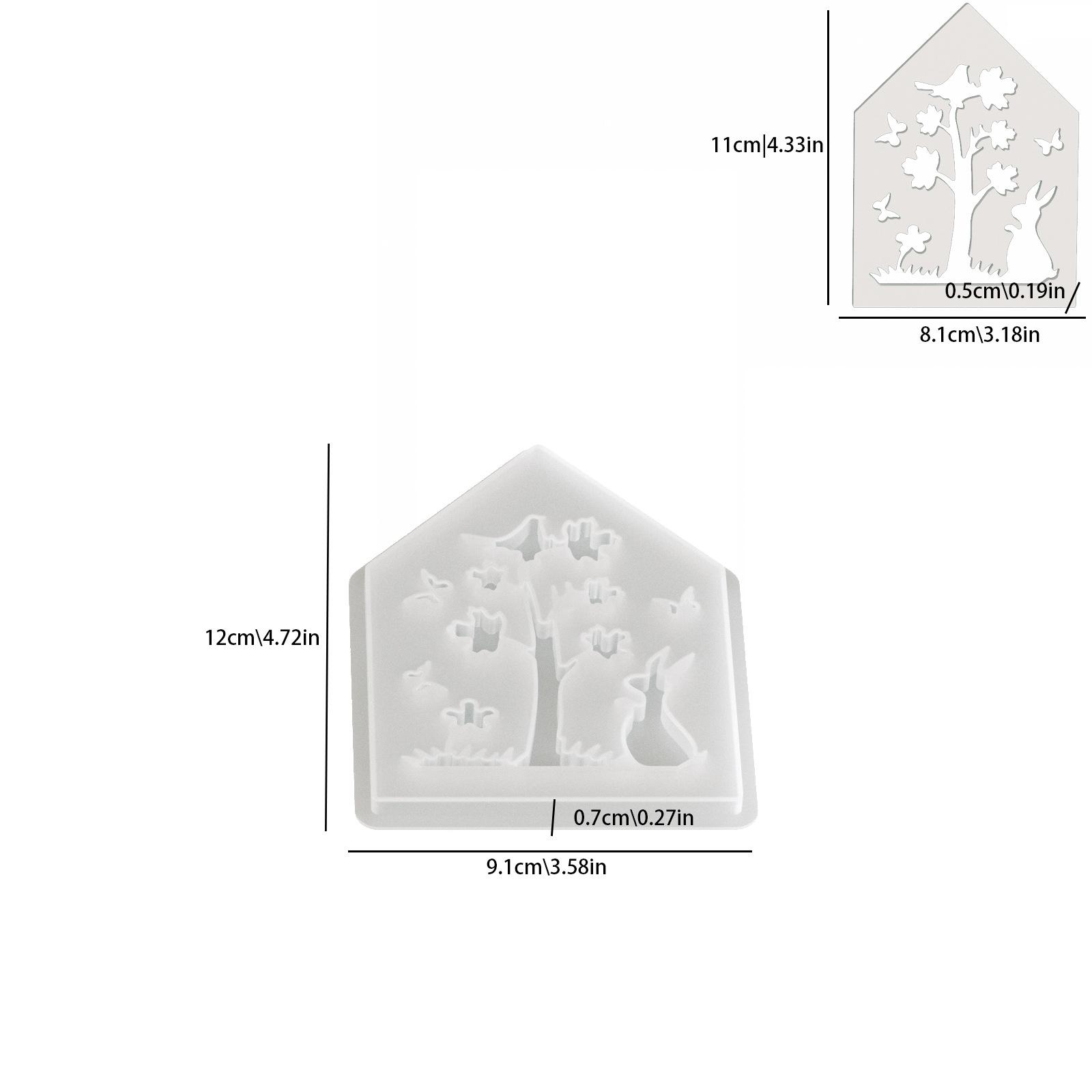 

Easter Birds, Rabbits, Flowers, Trees, Atmosphere Lights, House Silhouettes, Ornaments, Plaster Silicone Molds