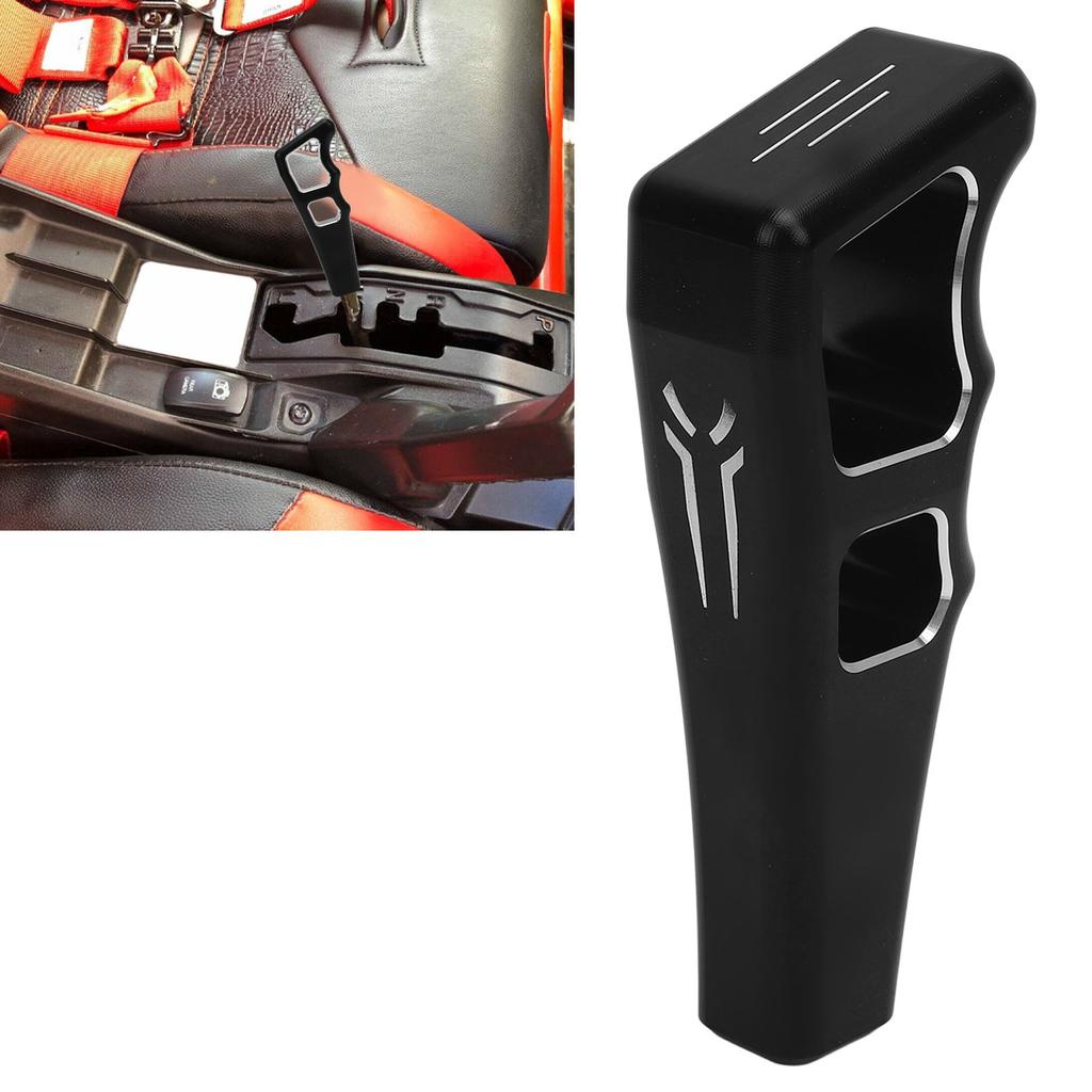 UTV Selector Shifter Knob 715004866 Black Powder Coated UTV Shift Knob Grip Aluminum Alloy for Maverick X3 X3 MAX All Models