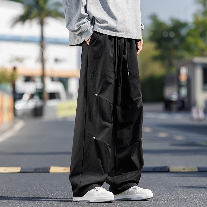 Men's American Style Loose Straight Cargo Pants