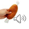 New Pet Dog Cat Fleece Chicken Legs Plush Toys Dog Toys Squeak Chew Sound Toy Fit For Small And Medium Pet Dog Durability Plush