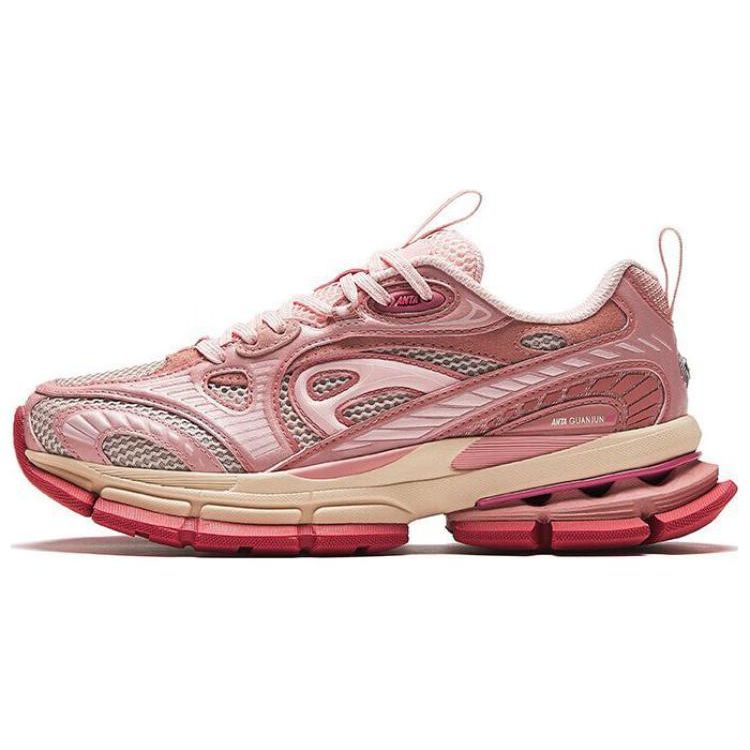 ANTA Running Shoes Pink Red Beige Women 122418805A-4 36