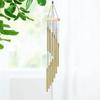 Aluminum Rotating Wood 12tube Solid Wind Chime