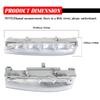 1x Linke Seite Auto Für Mercedes Benz E350 C350 C250 W204 W212 R172 Vorne LED Tagfahrlicht Tagfahrlicht 2049068900 Weiß