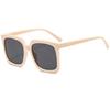 Trendy Oversized Square Sunglasses For Women Chunky Frame UV Protection Versatile Street Style Shades 3555