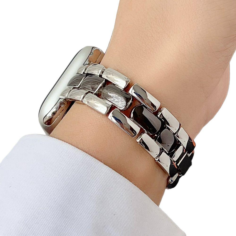 Slim Metal Watch Straps for Apple Watch Band 38 40 41 42 44 45 46 49mm Dressy Slim Wristband Strap for iWatch S11 10 9 8 7 6 5 4