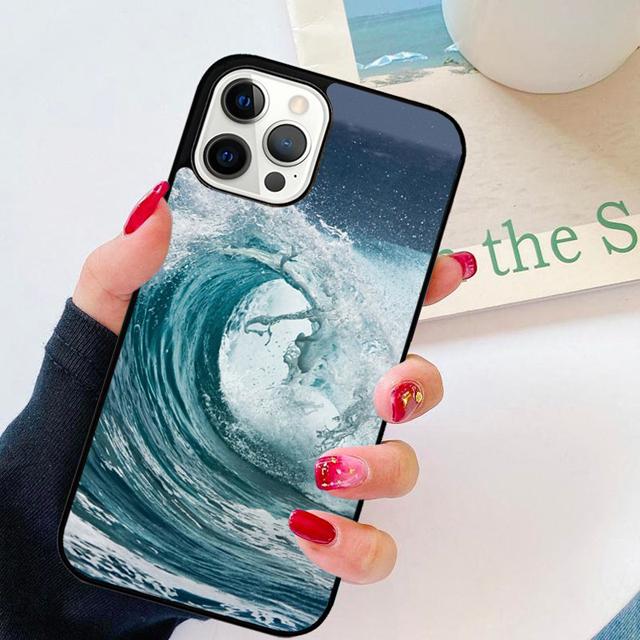 The Waves Ocean Water Phone Case Back Cover for iPhone 17 Air 16 15 14 13 11 12 Pro Max Plus Shell Coque