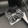 Plaid Patchwork Two-Tone Hair Tie for Women