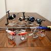 Fishing Baitcasting Reel Display Stand Acrylic Holder for Reel Collection Placement Showing Fishing Tackle