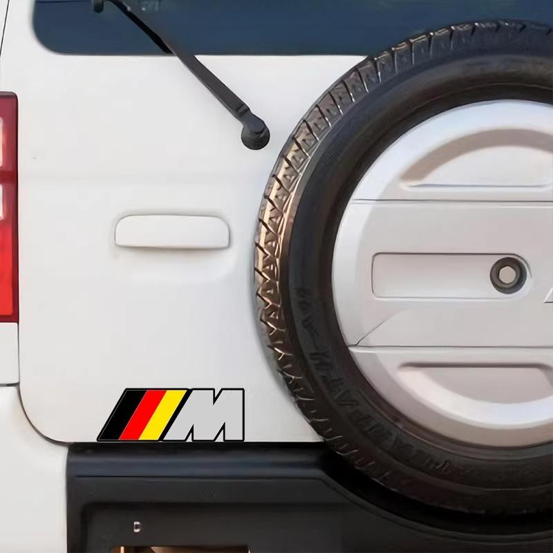 Suitable for BMW M series logo car sticker modified rear decoration sticker racing car motorcycle decal jbzm61