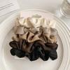 3/5Pcs Women's 6cm/2.36in Silky Satin Hair Scrunchies, Versatile High-End Elegant Retro French Minimalist Hair Ties