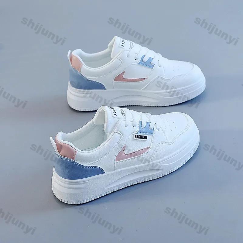 Women's Fashion Sneakers Tennis Sports Shoes Autumn New Lace Up Outdoor Female Casual Vulcanised Shoes Ladies Casual Sport Shoes