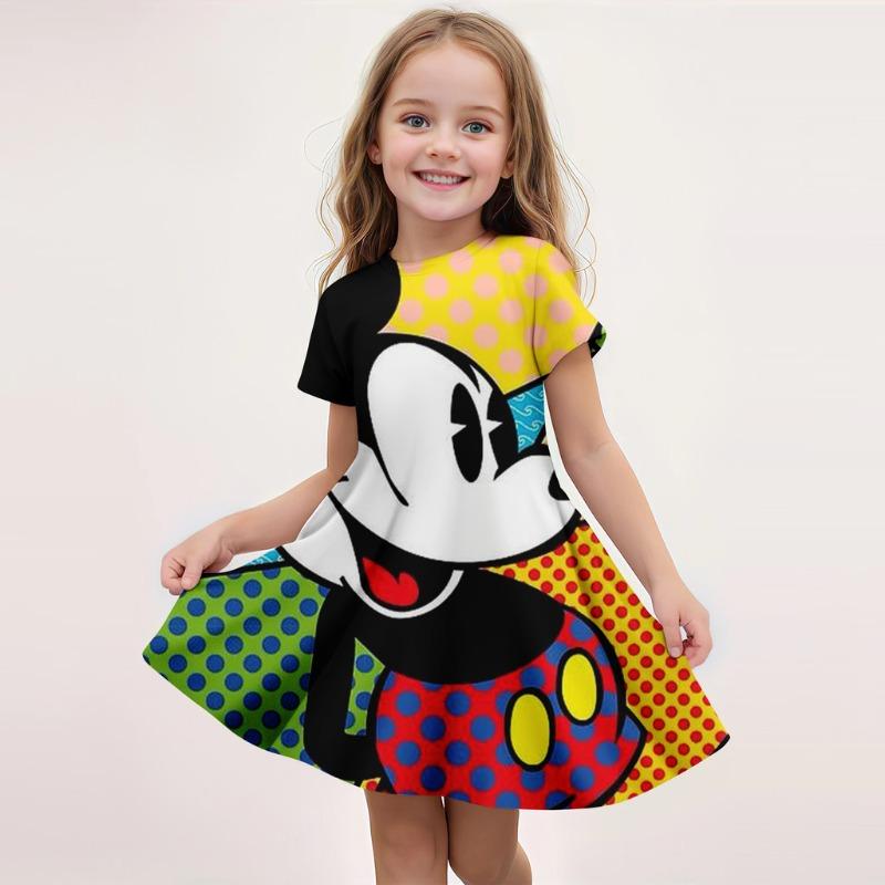 Hot Sale Kids Girl Cosplay Belle Princess 3D Princess Dress for Girls Birthday Party