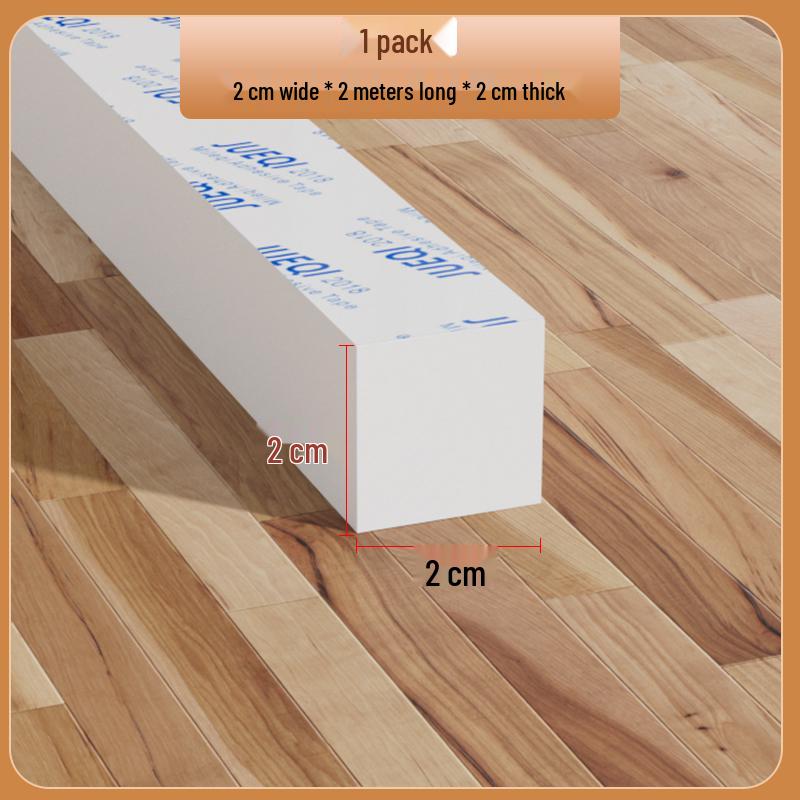 Samoprzylepny biały pasek z gumy piankowej: Uszczelka do drzwi i okien, amortyzująca, dźwiękoszczelna, podkładka antykolizyjna do urządzeń mechanicznych.