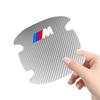 4PCS Car Door Handle Protection Sticker Emblem Car Decoration Styling For BMW M E34 E36 E60 E90 E46 E39 E70 F10 F20 F30 X5 X6 X1 M3 M5 M6 E71 F01 F02